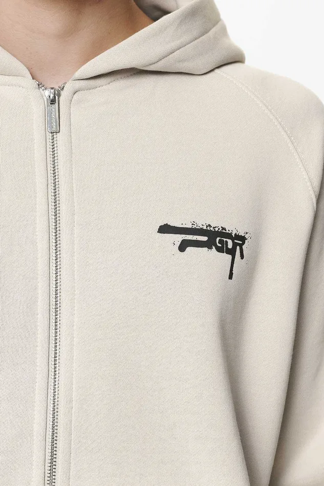 Men Pegador Hoodies Condor Raglan Sweat Jacket Washed Dust Cream Men Pegador Hoodies Condor Raglan Sweat Jacket Washed Dust Cream
