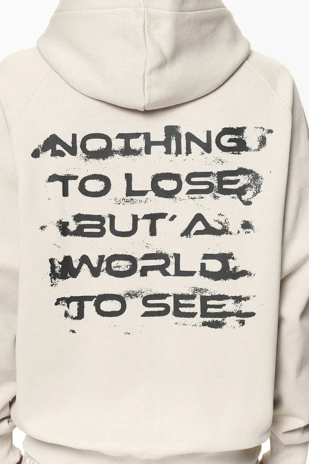 Men Pegador Hoodies Condor Raglan Sweat Jacket Washed Dust Cream Men Pegador Hoodies Condor Raglan Sweat Jacket Washed Dust Cream