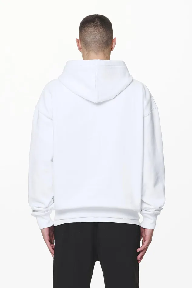Men Pegador Hoodies Logo Oversized Sweat Jacket White Men Pegador Hoodies Logo Oversized Sweat Jacket White