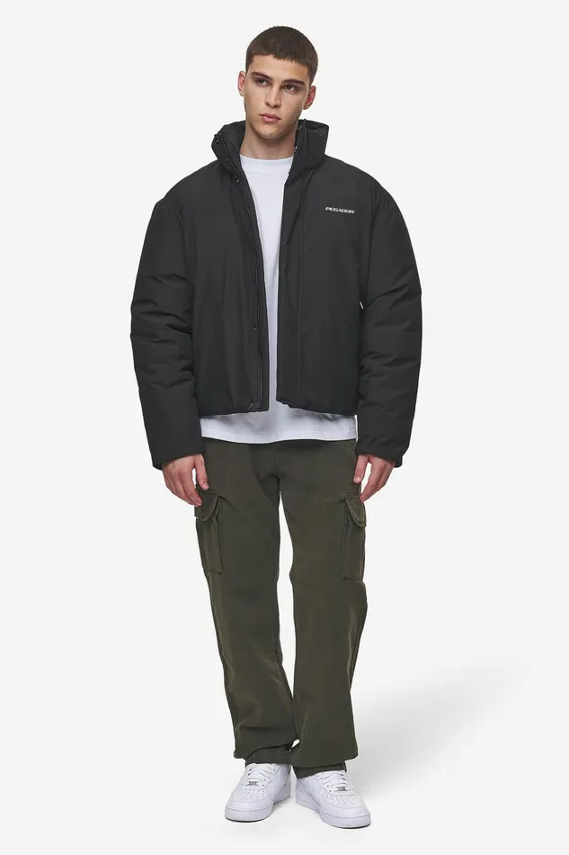 Men Pegador Jacken Lavoy Cropped Boxy Puffer Jacket Black Men Pegador Jacken Lavoy Cropped Boxy Puffer Jacket Black