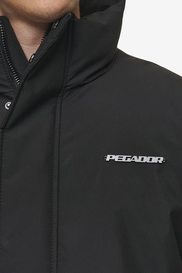 Men Pegador Jacken Lavoy Cropped Boxy Puffer Jacket Black Men Pegador Jacken Lavoy Cropped Boxy Puffer Jacket Black
