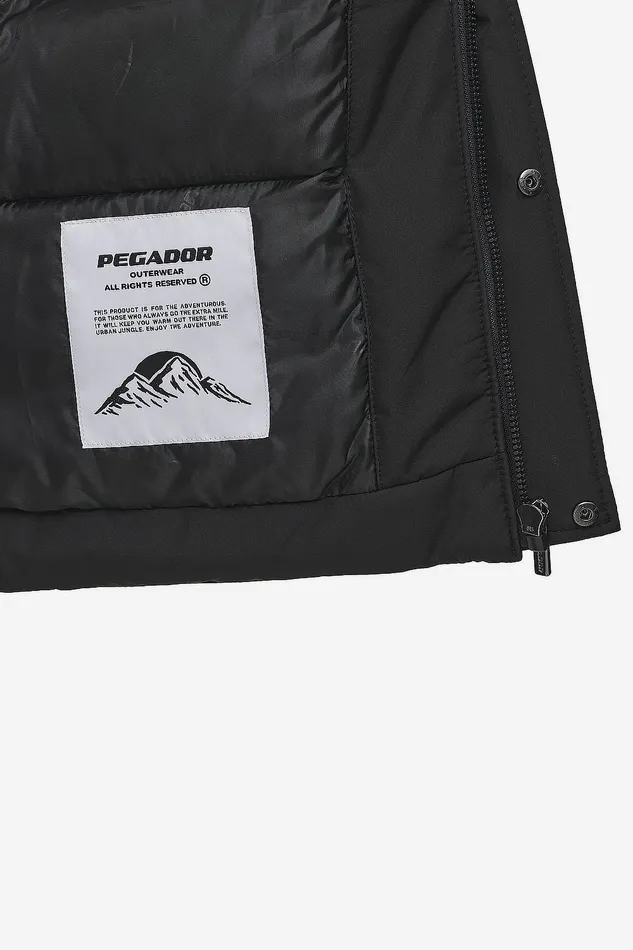 Men Pegador Jacken Lavoy Cropped Boxy Puffer Jacket Black Men Pegador Jacken Lavoy Cropped Boxy Puffer Jacket Black