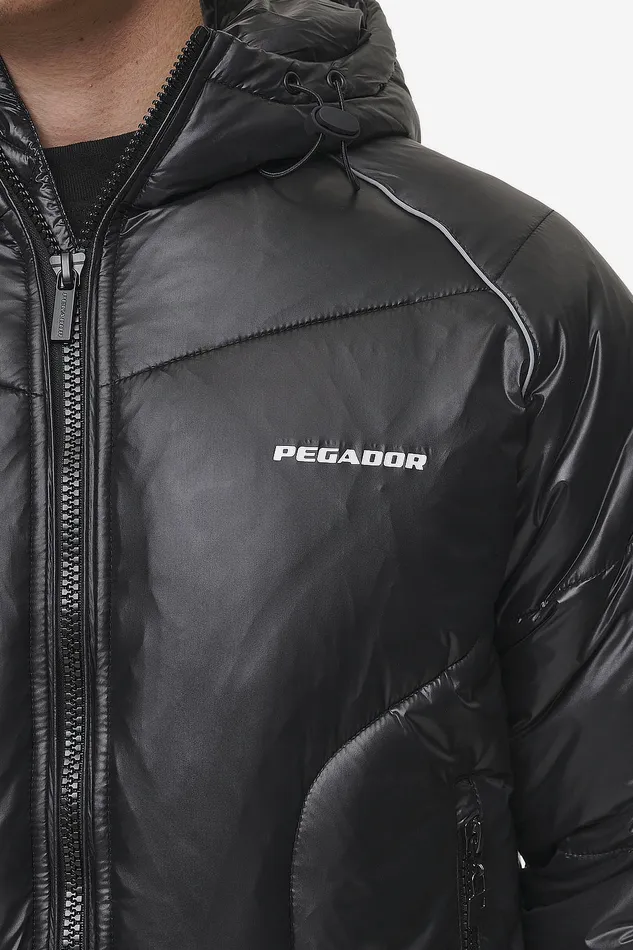 Men Pegador Jacken Toby Raglan Puffer Jacket Black Men Pegador Jacken Toby Raglan Puffer Jacket Black