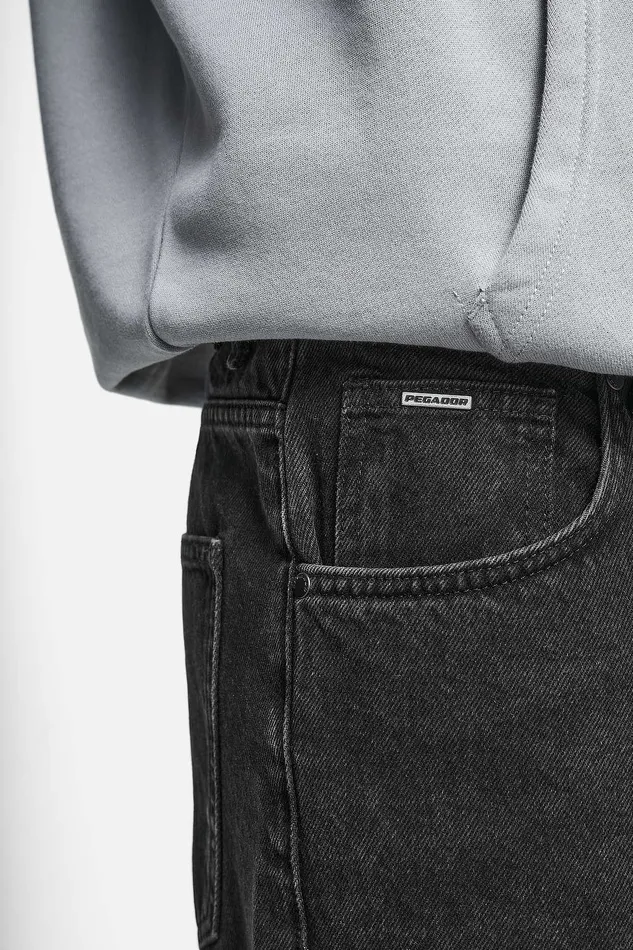 Men Pegador Jeans Baltra Baggy Jeans Washed Black Men Pegador Jeans Baltra Baggy Jeans Washed Black