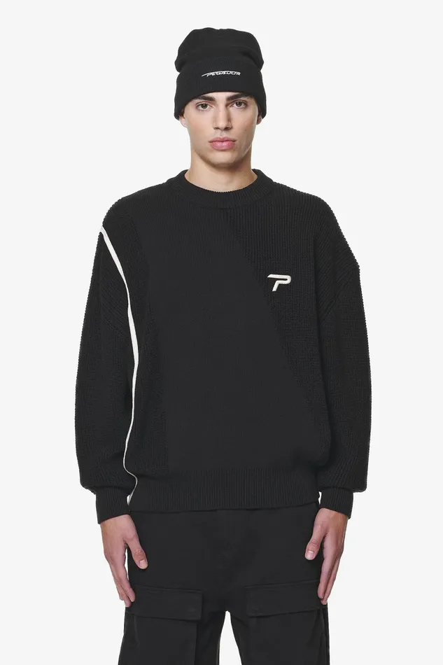 Men Pegador Knitwear Deary Knit Sweater Black