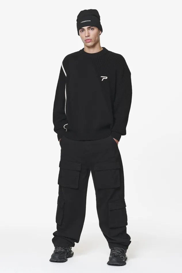 Men Pegador Knitwear Deary Knit Sweater Black Men Pegador Knitwear Deary Knit Sweater Black