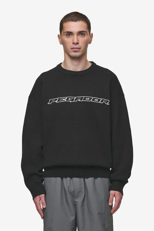 Men Pegador Knitwear Lenox Oversized Knit Sweater Black
