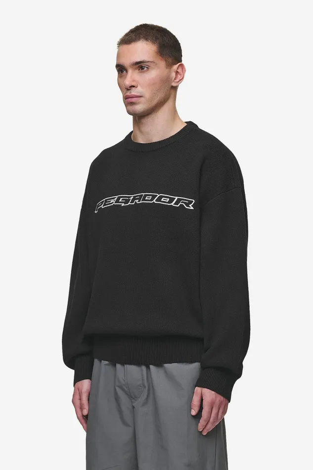 Men Pegador Knitwear Lenox Oversized Knit Sweater Black Men Pegador Knitwear Lenox Oversized Knit Sweater Black