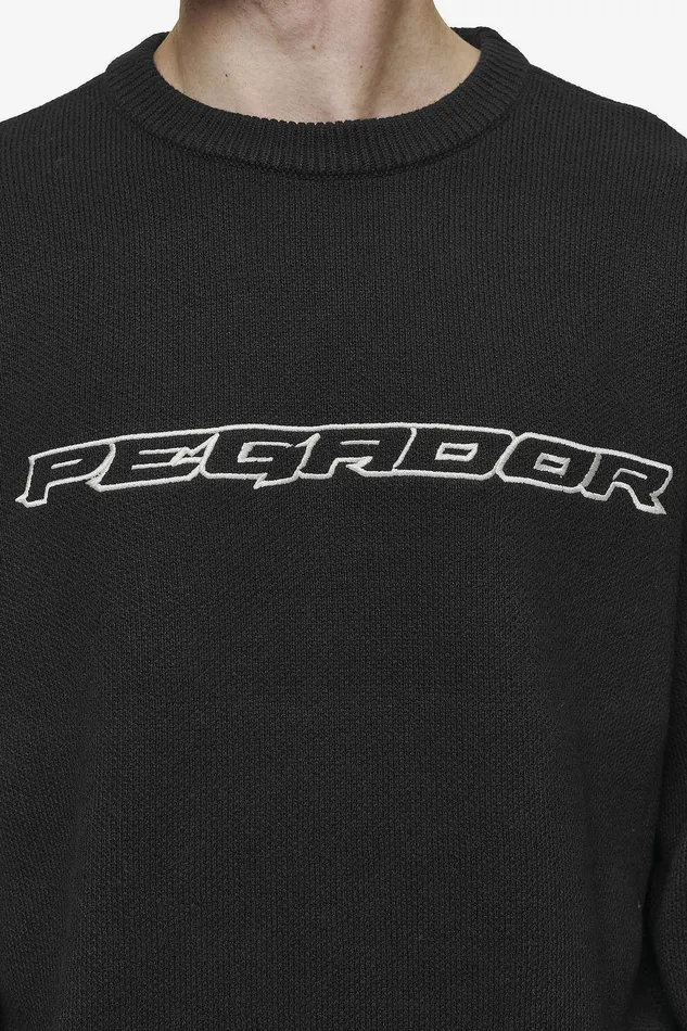 Men Pegador Knitwear Lenox Oversized Knit Sweater Black Men Pegador Knitwear Lenox Oversized Knit Sweater Black