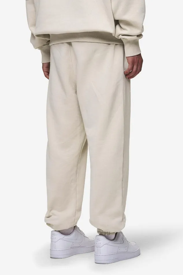 Men Pegador Pants and Joggers Logo Heavy Sweat Jogger Washed Light Beige Men Pegador Pants and Joggers Logo Heavy Sweat Jogger Washed Light Beige