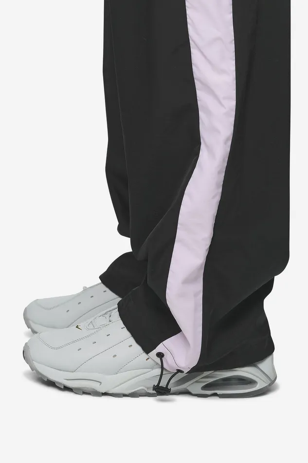 Men Pegador Pants and Joggers Stow Wide Track Pants Black Bubblegum Men Pegador Pants and Joggers Stow Wide Track Pants Black Bubblegum