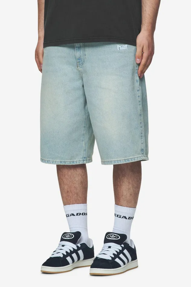 Men Pegador Shorts Alcoa Jorts Sand Washed Blue Men Pegador Shorts Alcoa Jorts Sand Washed Blue