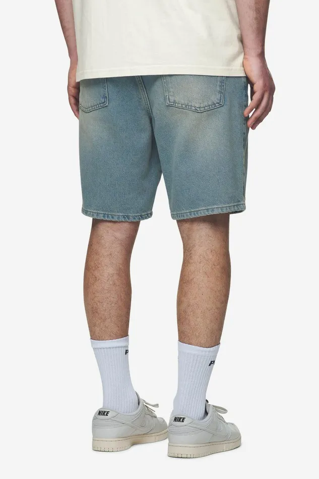 Men Pegador Shorts Earl Jeans Shorts Washed Vintage Blue Men Pegador Shorts Earl Jeans Shorts Washed Vintage Blue