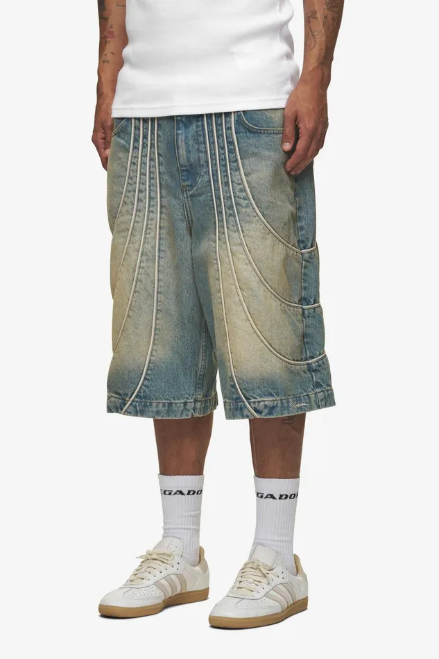 Men Pegador Shorts Treasure Jorts Vintage Blue