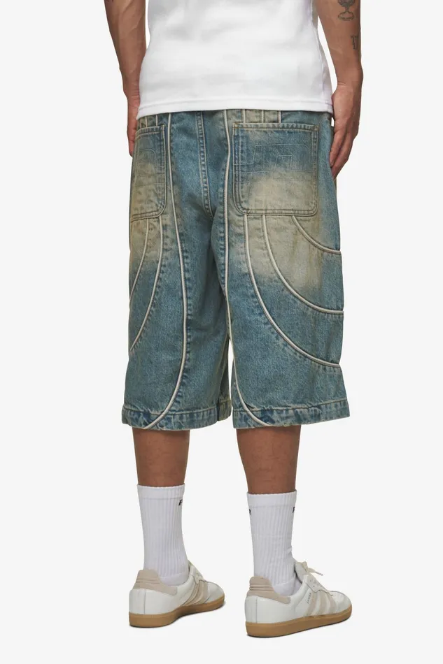 Men Pegador Shorts Treasure Jorts Vintage Blue Men Pegador Shorts Treasure Jorts Vintage Blue