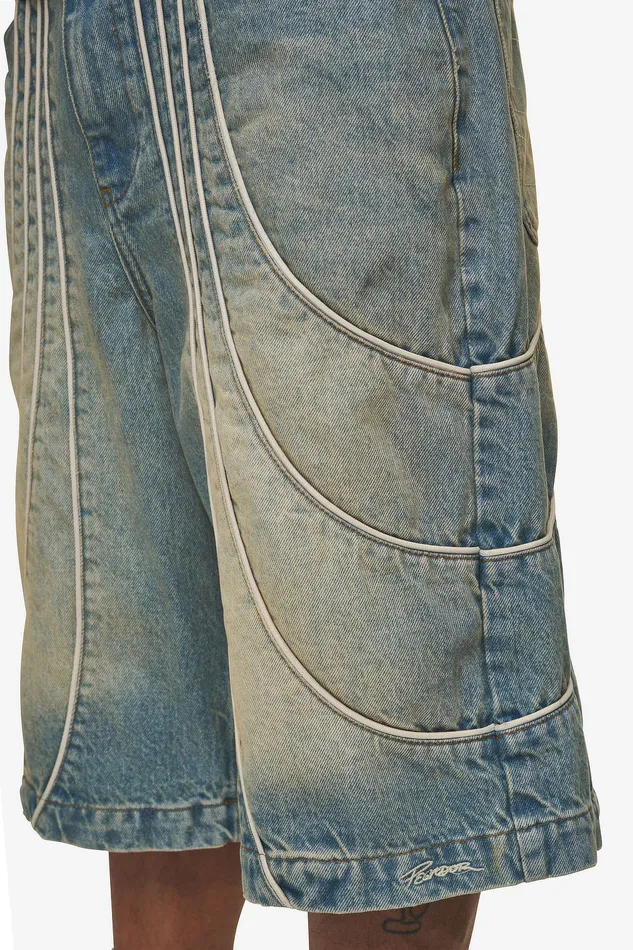 Men Pegador Shorts Treasure Jorts Vintage Blue Men Pegador Shorts Treasure Jorts Vintage Blue