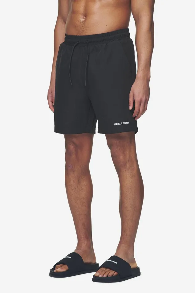 Men Pegador Swim Shorts Logo Swim Shorts Black Men Pegador Swim Shorts Logo Swim Shorts Black