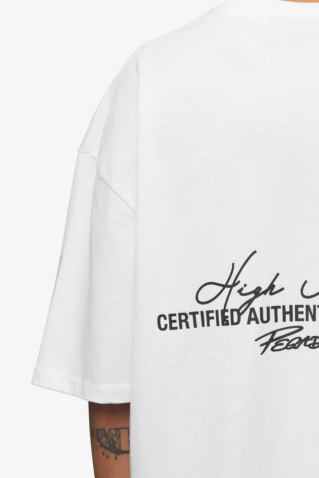 Men Pegador Tees Banberry Oversized Tee White Men Pegador Tees Banberry Oversized Tee White