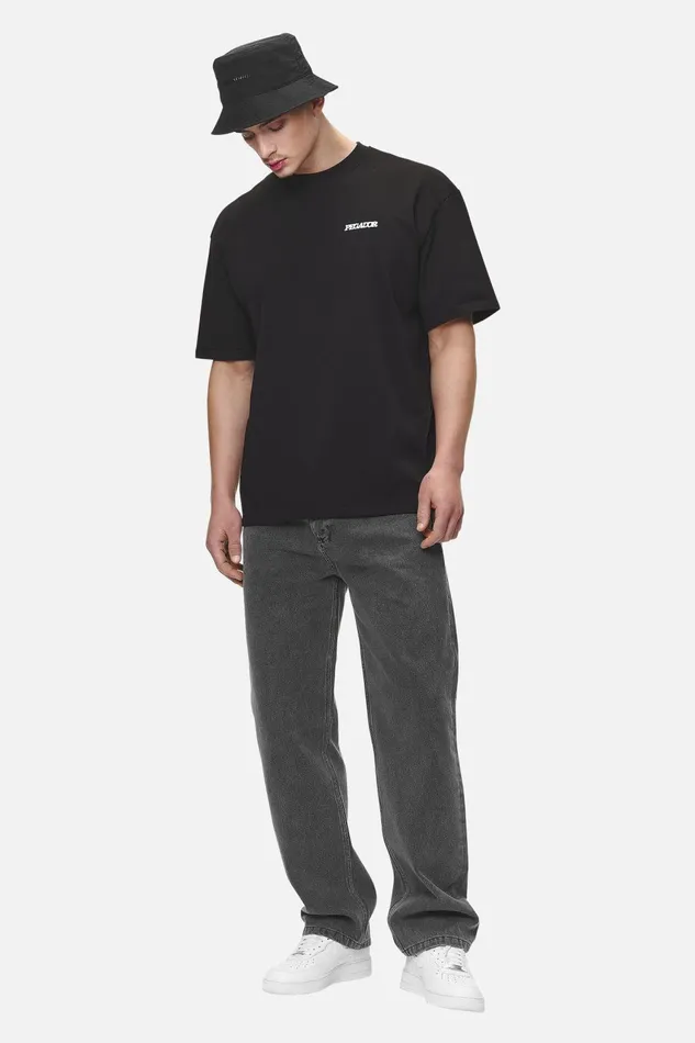Men Pegador Tees Bass Oversized Tee Washed Black Men Pegador Tees Bass Oversized Tee Washed Black
