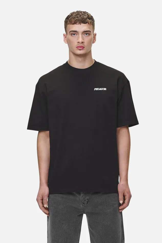 Men Pegador Tees Bass Oversized Tee Washed Black Men Pegador Tees Bass Oversized Tee Washed Black