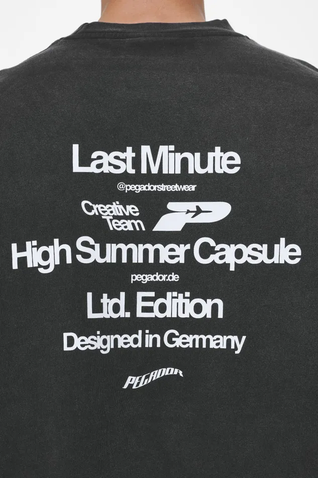 Men Pegador Tees Caesar Boxy Tee Vintage Black