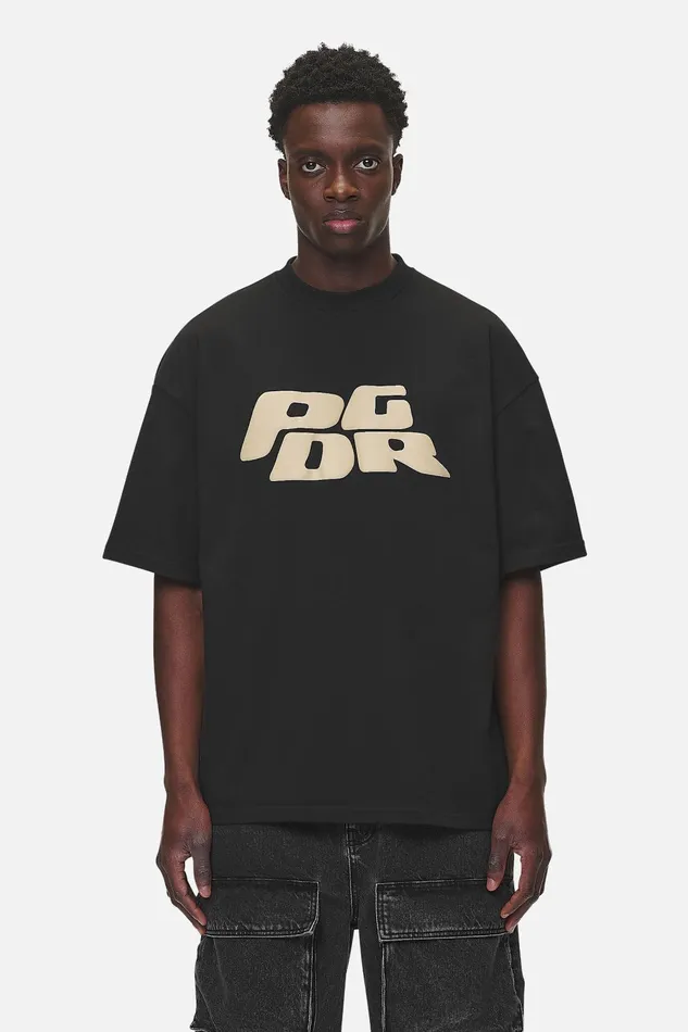 Men Pegador Tees Danico Boxy Tee Washed Black