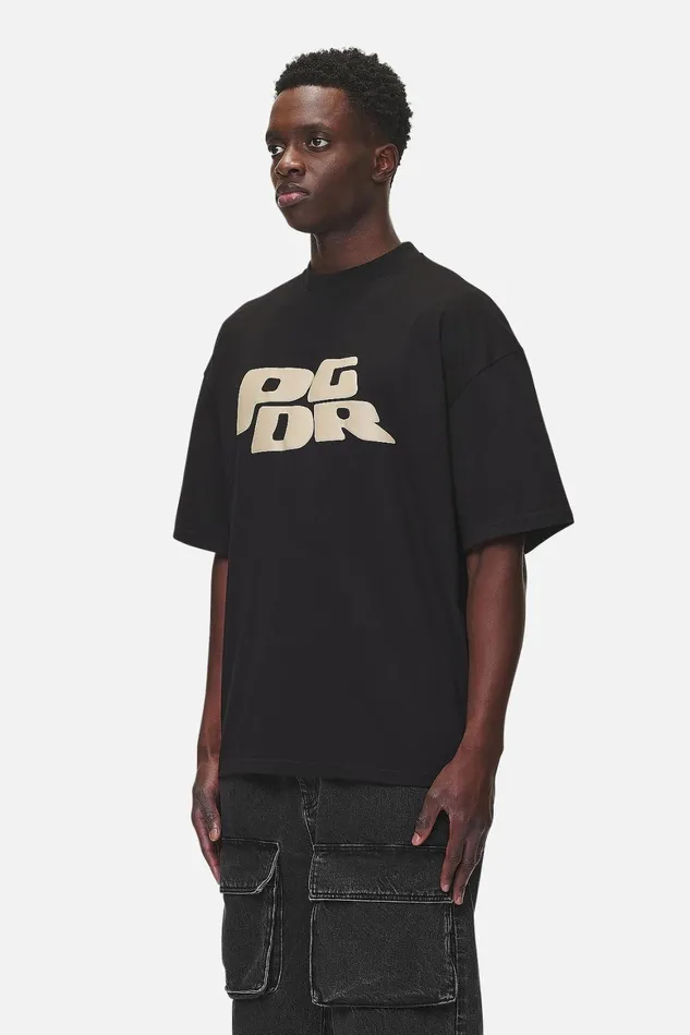 Men Pegador Tees Danico Boxy Tee Washed Black Men Pegador Tees Danico Boxy Tee Washed Black