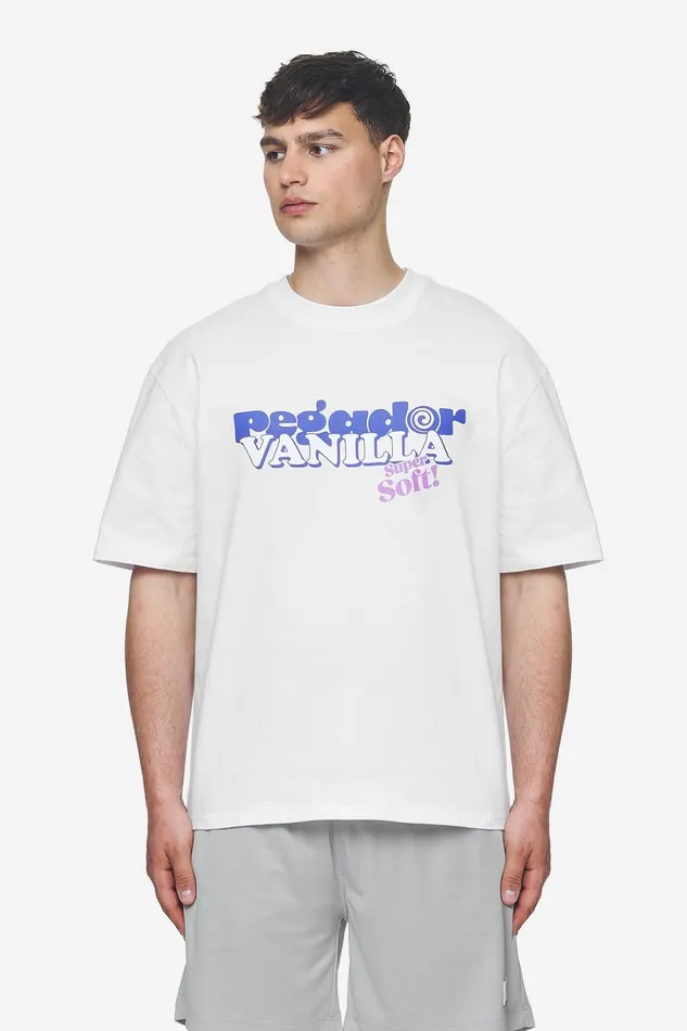 Men Pegador Tees Hamlin Oversized Tee White