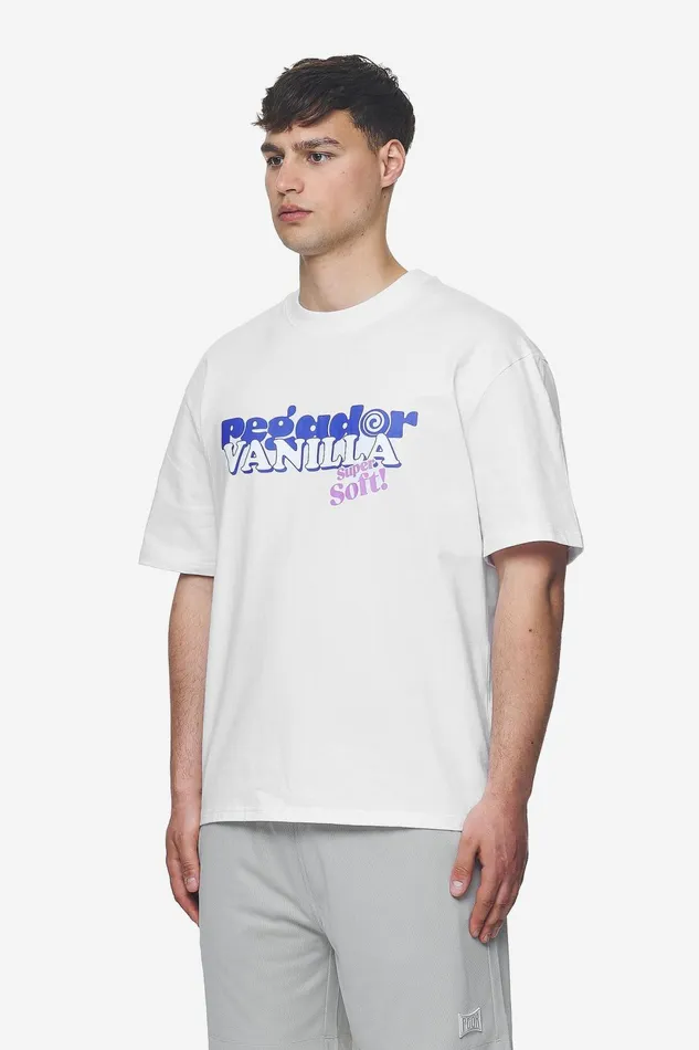 Men Pegador Tees Hamlin Oversized Tee White Men Pegador Tees Hamlin Oversized Tee White