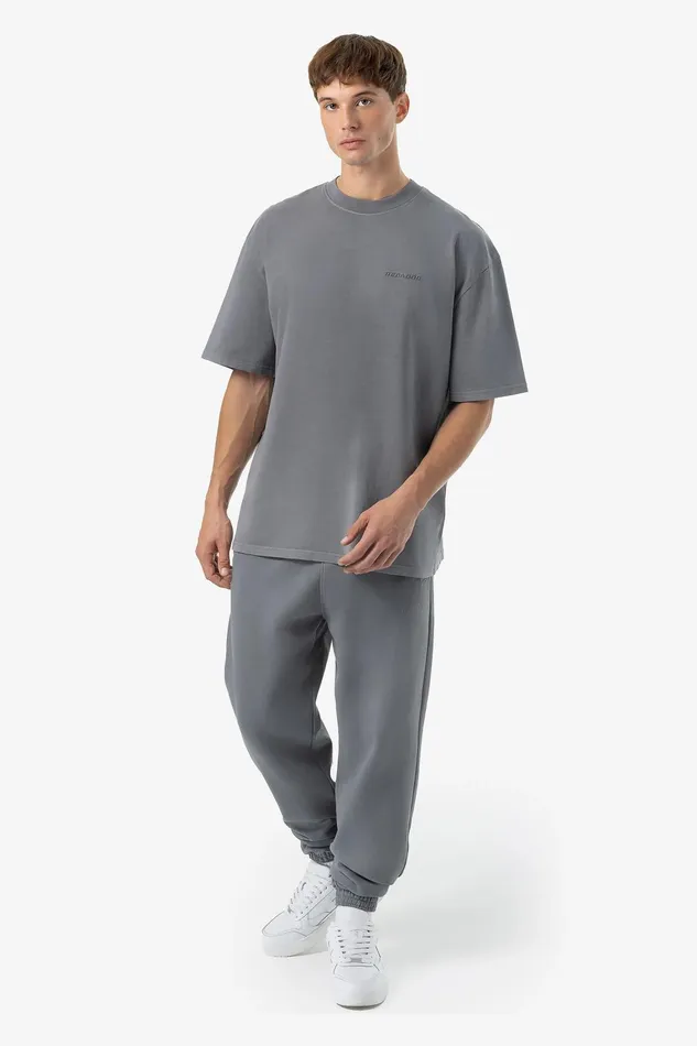 Men Pegador Tees Logo Oversized Tee Vintage Grey Grey