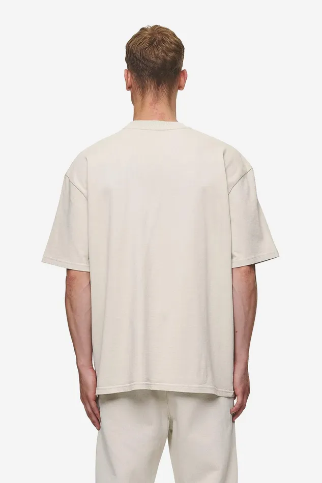 Men Pegador Tees Logo Oversized Tee Washed Light Beige Men Pegador Tees Logo Oversized Tee Washed Light Beige