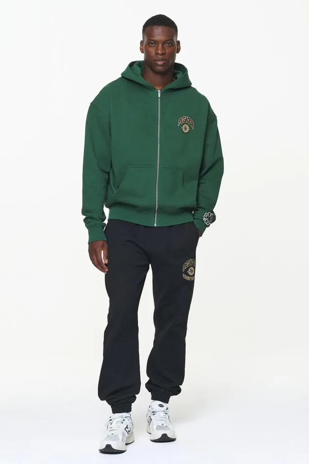 Men Pegador Zip Hoodies Smith Oversized Sweat Jacket Vintage Washed British Green Men Pegador Zip Hoodies Smith Oversized Sweat Jacket Vintage Washed British Green