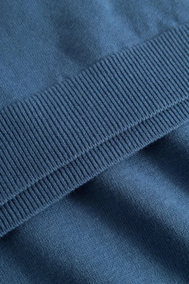 Men Rhys Cotton Linen Tshirt Calcite Blue Norse Projects Knitwear