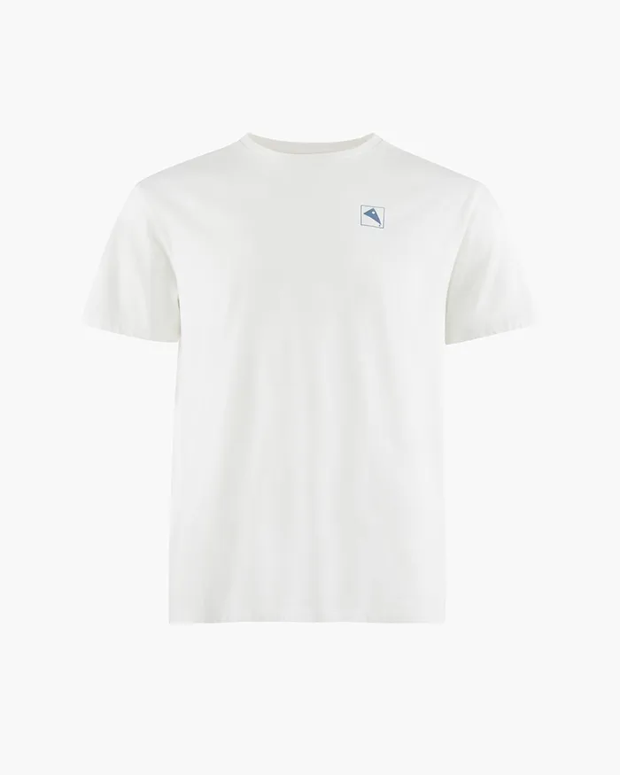 Men Runa Elements Organic Cotton Short Sleeve Tee Snow Klttermusen TShirts
