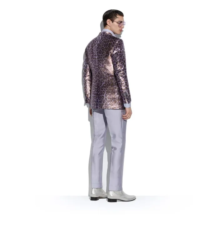 Men Shirts Tom Ford Cotton Silk Serge Fluid Fit Evening Shirt Light Lilac Men Shirts Tom Ford Cotton Silk Serge Fluid Fit Evening Shirt Light Lilac