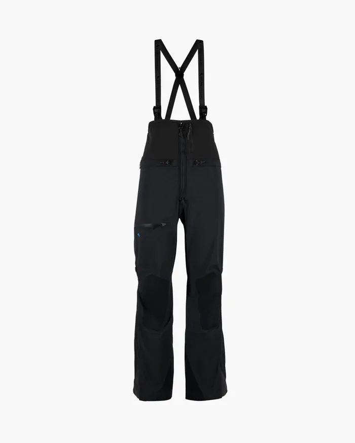 Men Skade 20 Salopette Pants Black Klttermusen Waterproof Pants