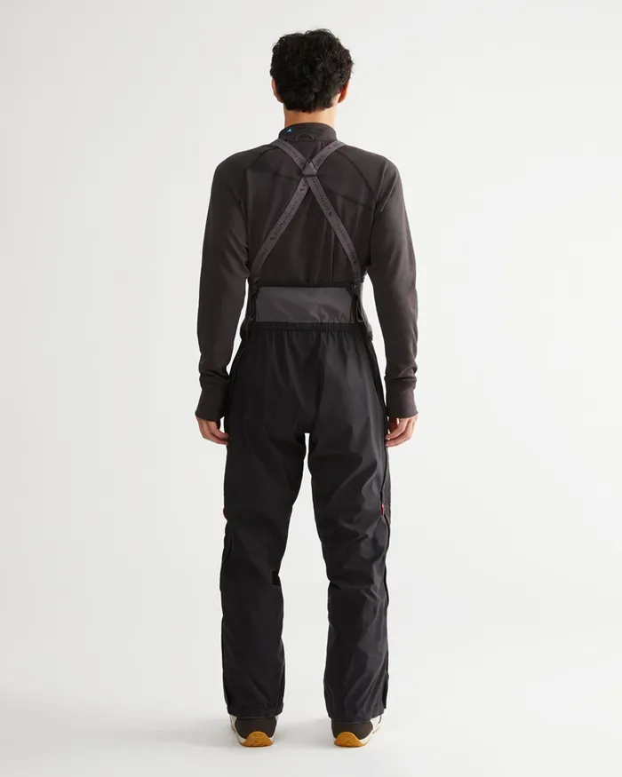 Men Skade 20 Salopette Pants Black Klttermusen Waterproof Pants