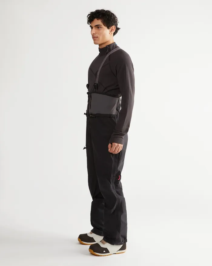 Men Skade 20 Salopette Pants Black Klttermusen Waterproof Pants
