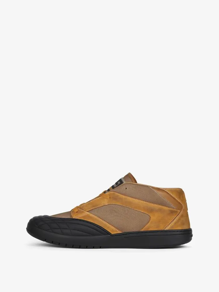 Men Sneakers Givenchy Skate Sneakers In Nubuck And Synthetic Fiber Beige