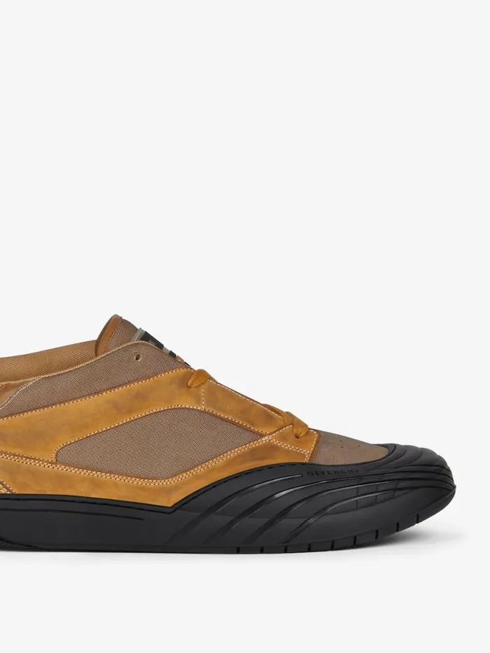 Men Sneakers Givenchy Skate Sneakers In Nubuck And Synthetic Fiber Beige