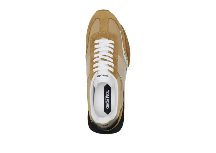 Men Sneakers Tom Ford Suede Technical Fabric James Sneaker Buff Men Sneakers Tom Ford Suede Technical Fabric James Sneaker Buff