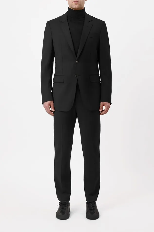Men Suits Gabriela Hearst Irving Jacket In Black Sportwear Wool