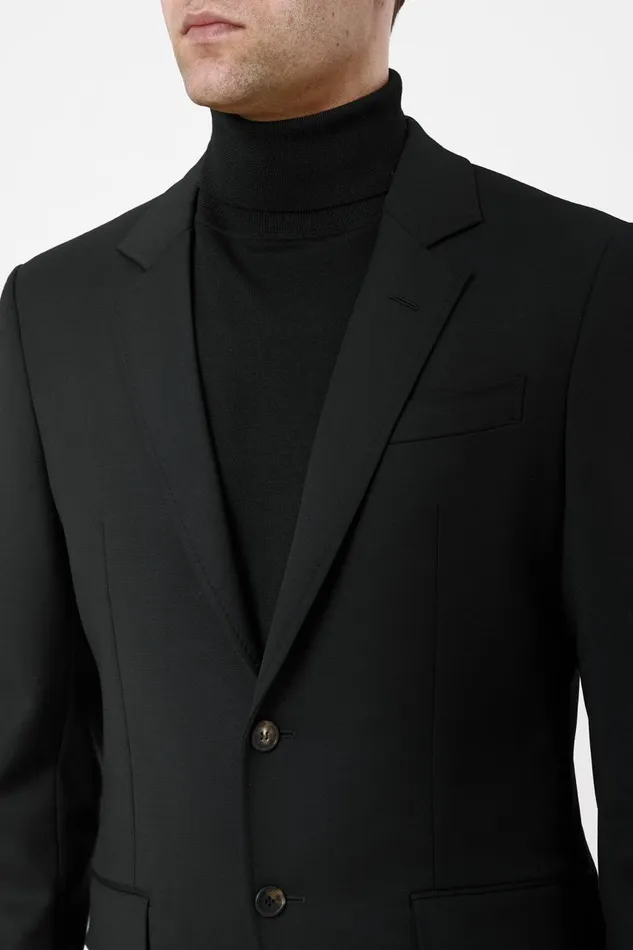 Men Suits Gabriela Hearst Irving Jacket In Black Sportwear Wool