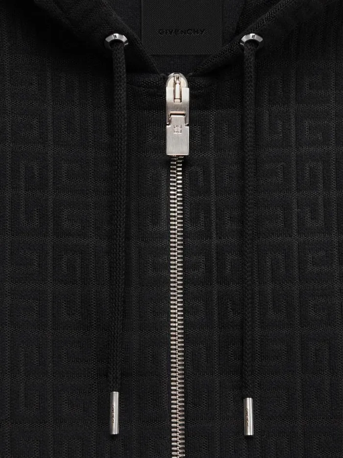 Men Sweatshirts and Hoodies Givenchy Hoodie In 4G Jacquard Black