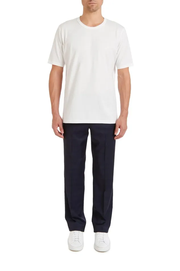 Men Tops Gabriela Hearst Bandeira TShirt In White Cotton