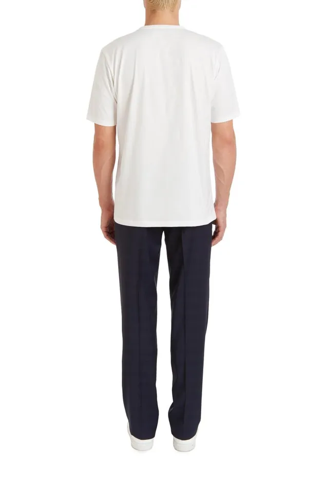 Men Tops Gabriela Hearst Bandeira TShirt In White Cotton