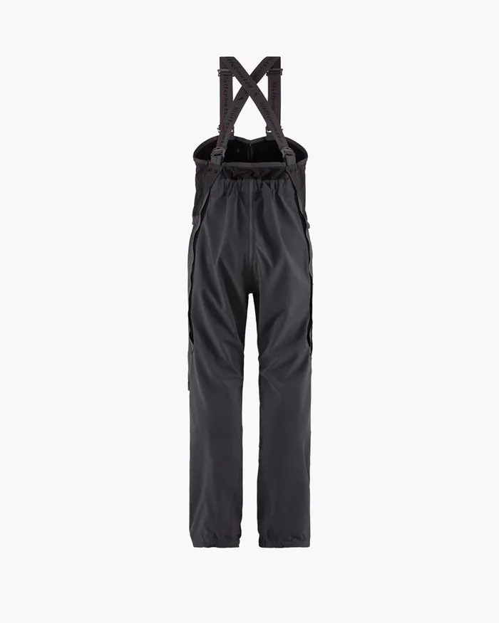 Men Vidar Alpine Salopette Raven Klttermusen Waterproof Pants