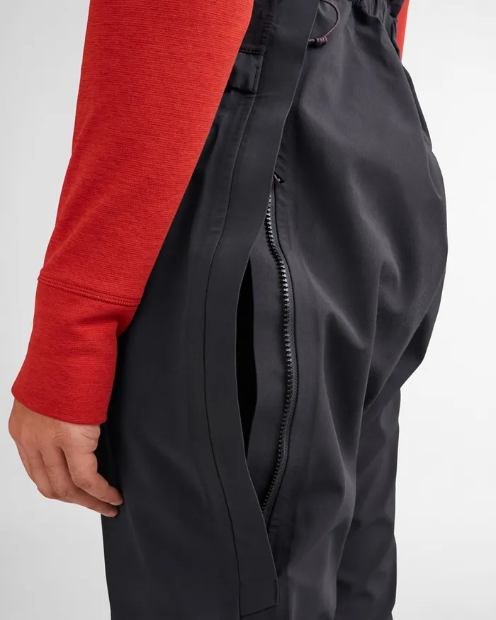 Men Vidar Alpine Salopette Raven Klttermusen Waterproof Pants