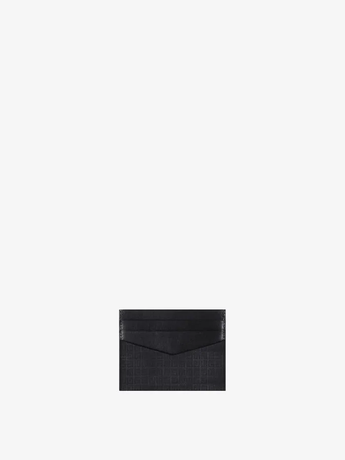 Men Wallets and Card Holders Givenchy Card Holder In 4G Nylon Black Men Wallets and Card Holders Givenchy Card Holder In 4G Nylon Black