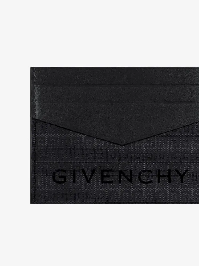Men Wallets and Card Holders Givenchy Card Holder In 4G Nylon Black Men Wallets and Card Holders Givenchy Card Holder In 4G Nylon Black
